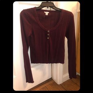 Long sleeve crop top